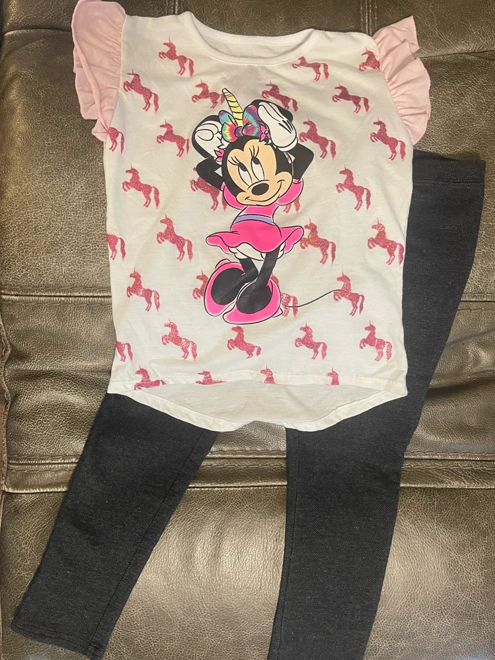Disney Minnie Graphic Tee & Leggings Set - 5 to 6